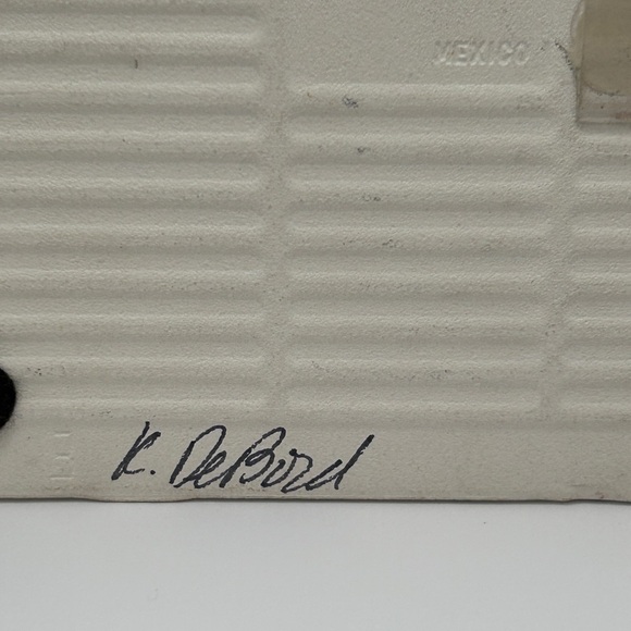 Hand-Painted Rooster Art Ceramic Tile Artist Signed​​​​​​ - Picture 2 of 7